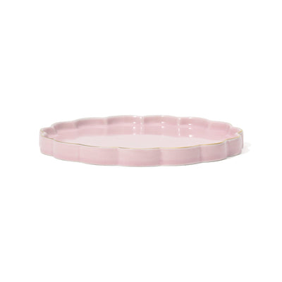 PASTEL SCALLOP PLATE SMALL PINK