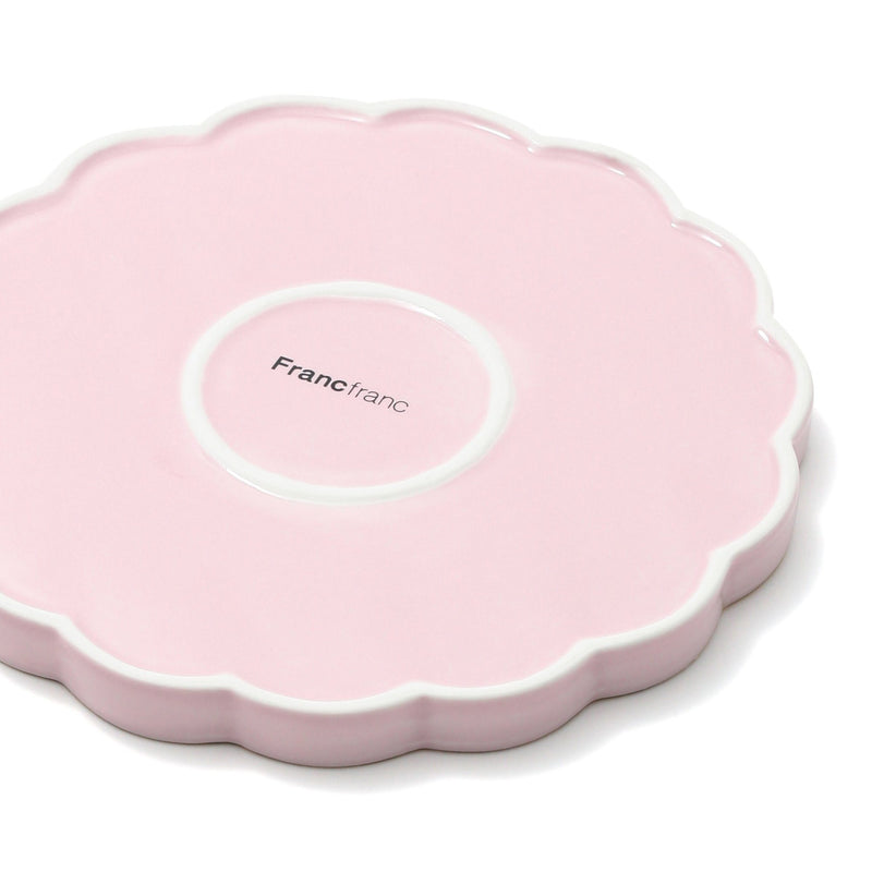 PASTEL SCALLOP PLATE SMALL PINK