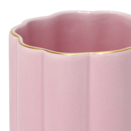 PASTEL SCALLOP MUG PINK