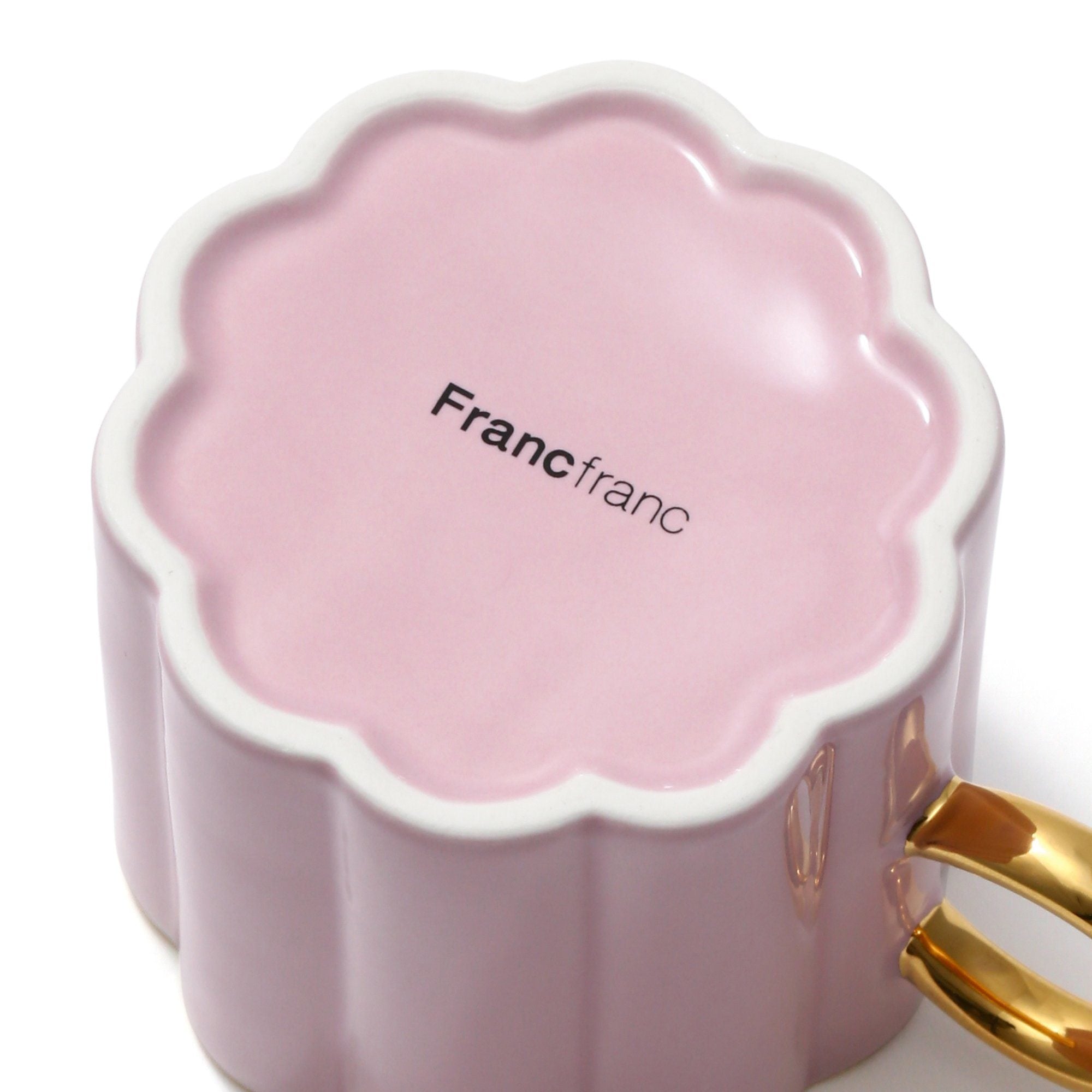 PASTEL SCALLOP MUG PINK