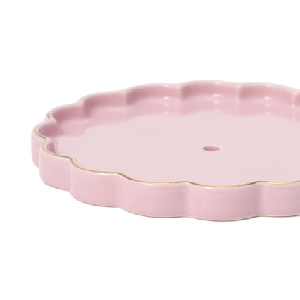 PASTEL SCALLOP STAND 3TIER PINK