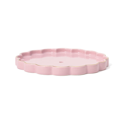 PASTEL SCALLOP STAND 3TIER PINK