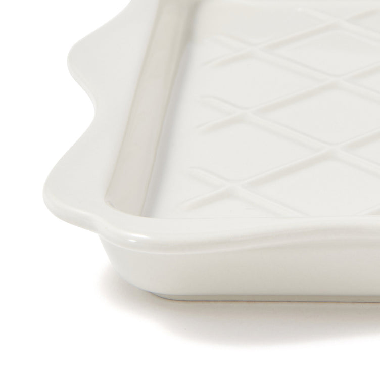 FRILL TOAST PLATE IVORY