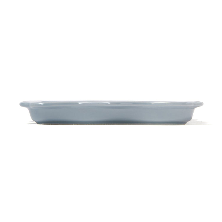 FRILL TOAST PLATE BLUE GRAY