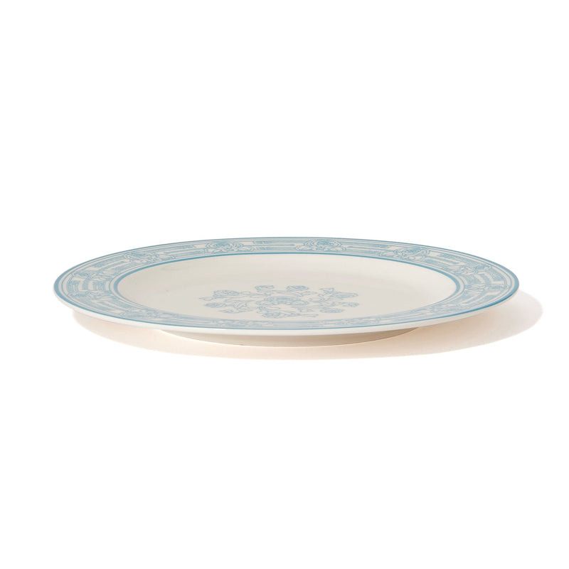 ANNA SUI PLATE LARGE BLUE X WHITE