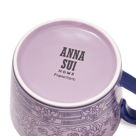 ANNA SUI CUP&SAUCER PURPLE