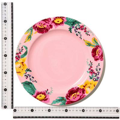 ANNA SUI PLATE FLOWER LARGE PINK