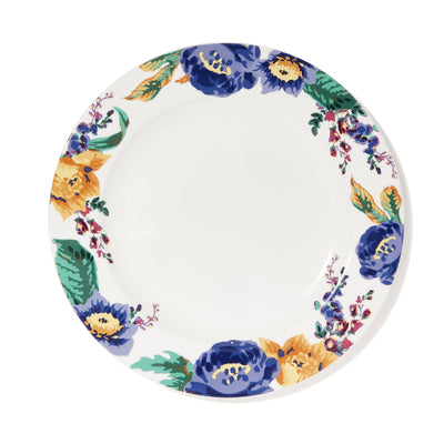 ANNA SUI PLATE FLOWER LARGE BLUE