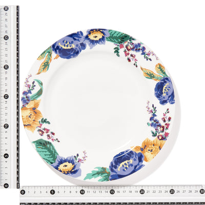 ANNA SUI PLATE FLOWER LARGE BLUE