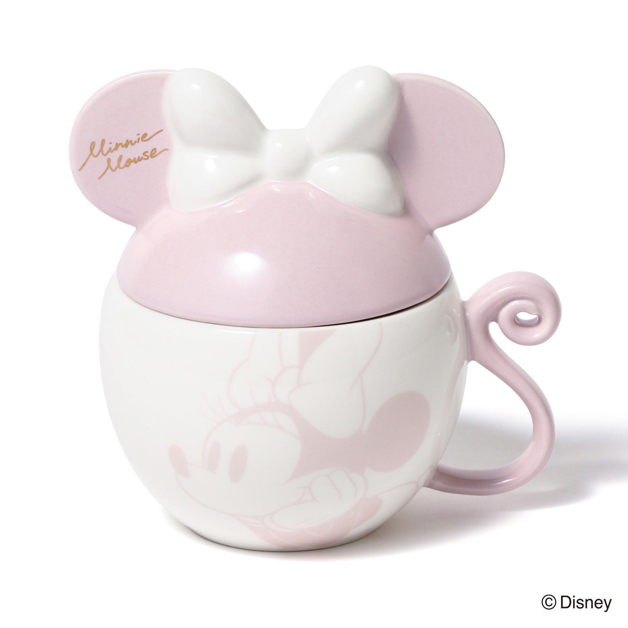 DISNEY PAIR MUG MOTIF PINK x GRAY