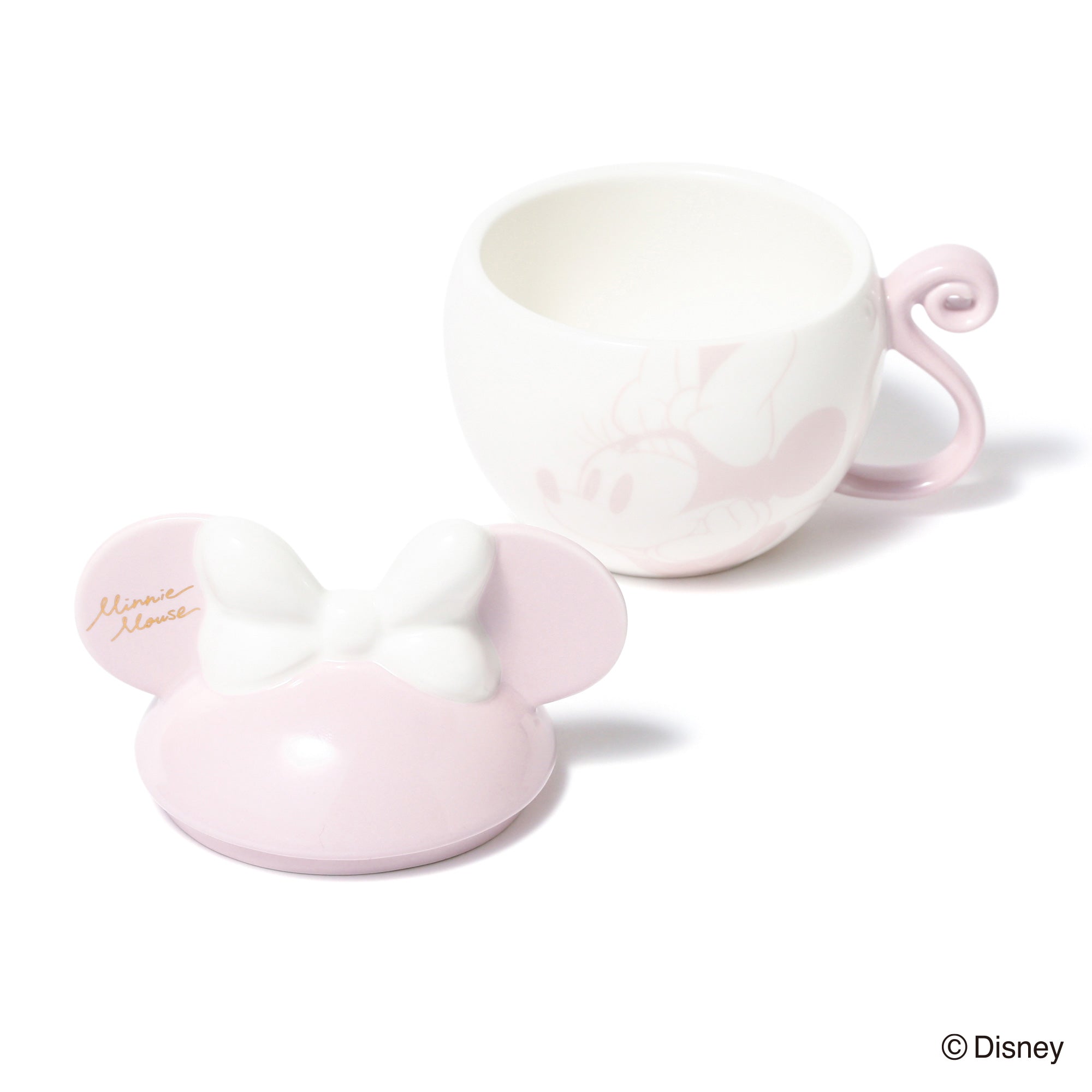 DISNEY PAIR MUG MOTIF PINK x GRAY