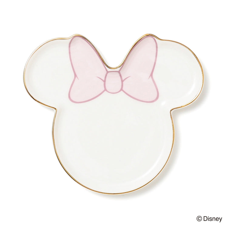 DISNEY PAIR MUG FACE PLATE PINK x GRAY