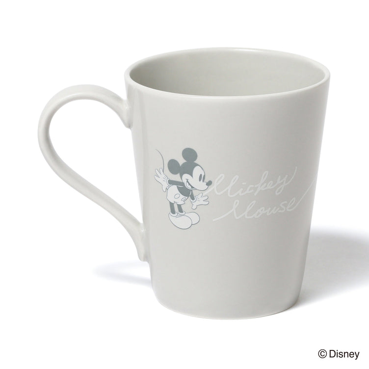 DISNEY PAIR MUG FACE PLATE PINK x GRAY