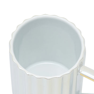 DIAMOND WITH LID MUG WHITE