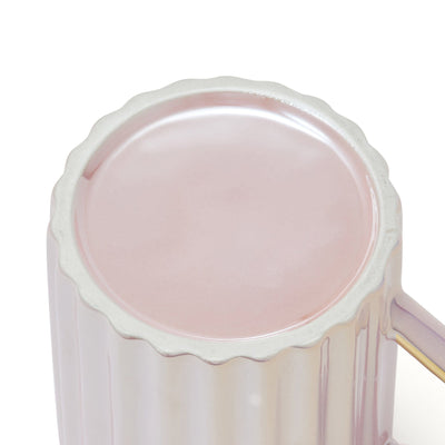 DIAMOND WITH LID MUG PINK