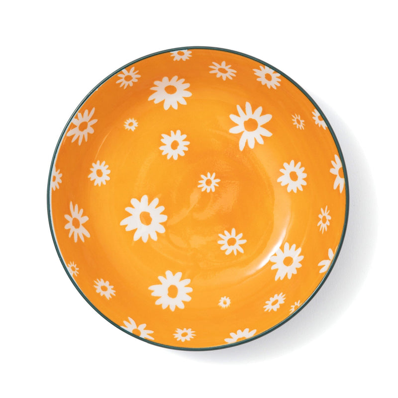 IROIRO 碟 雛菊圖案 橙色