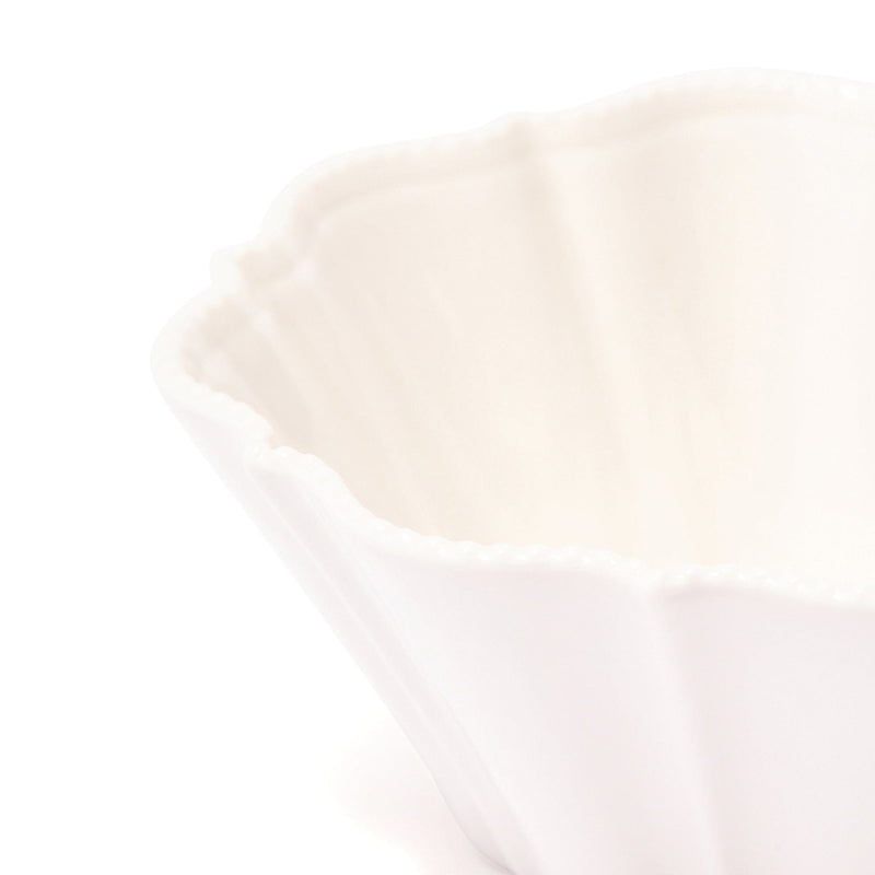 Blanche Bowl Small Wave  White