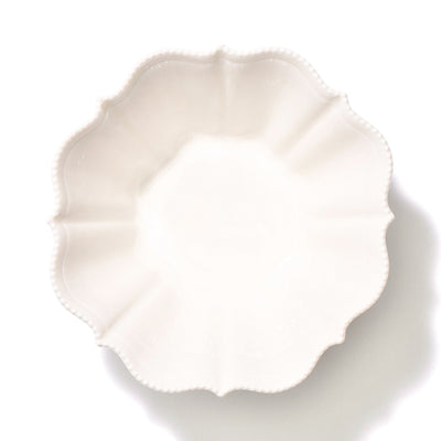 Blanche Bowl Medium Wave  White