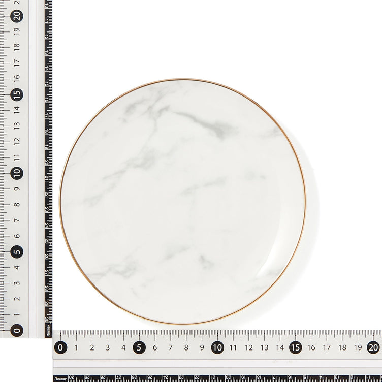 Marble Plate Small White