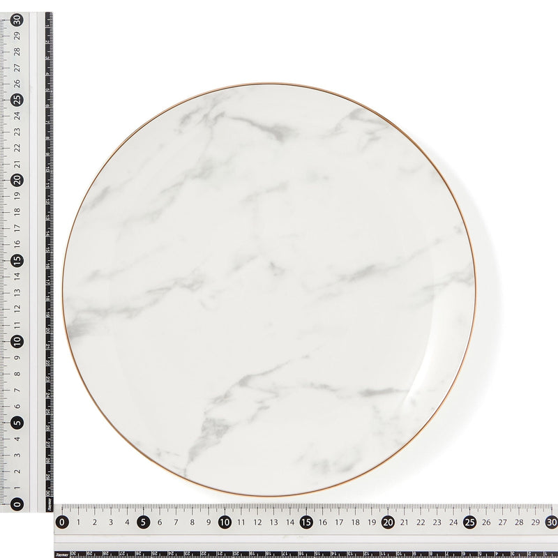 Marble Plate Large White