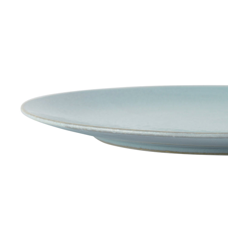 MINOYAKI IRODORI PLATE LARGE LIGHT BLUE