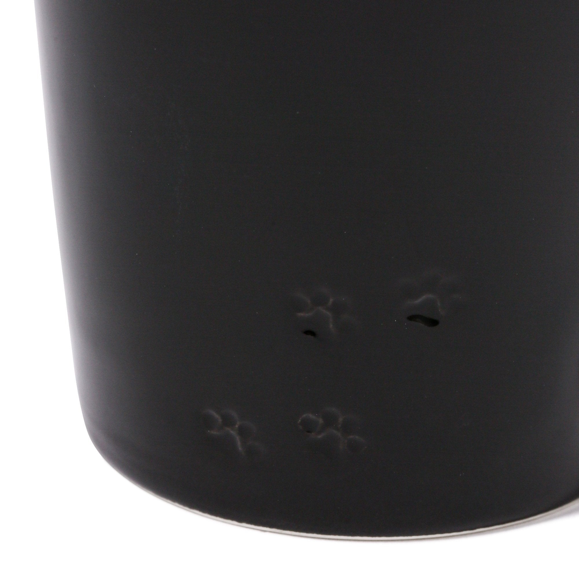 CAT FIGURE MUG BLACK