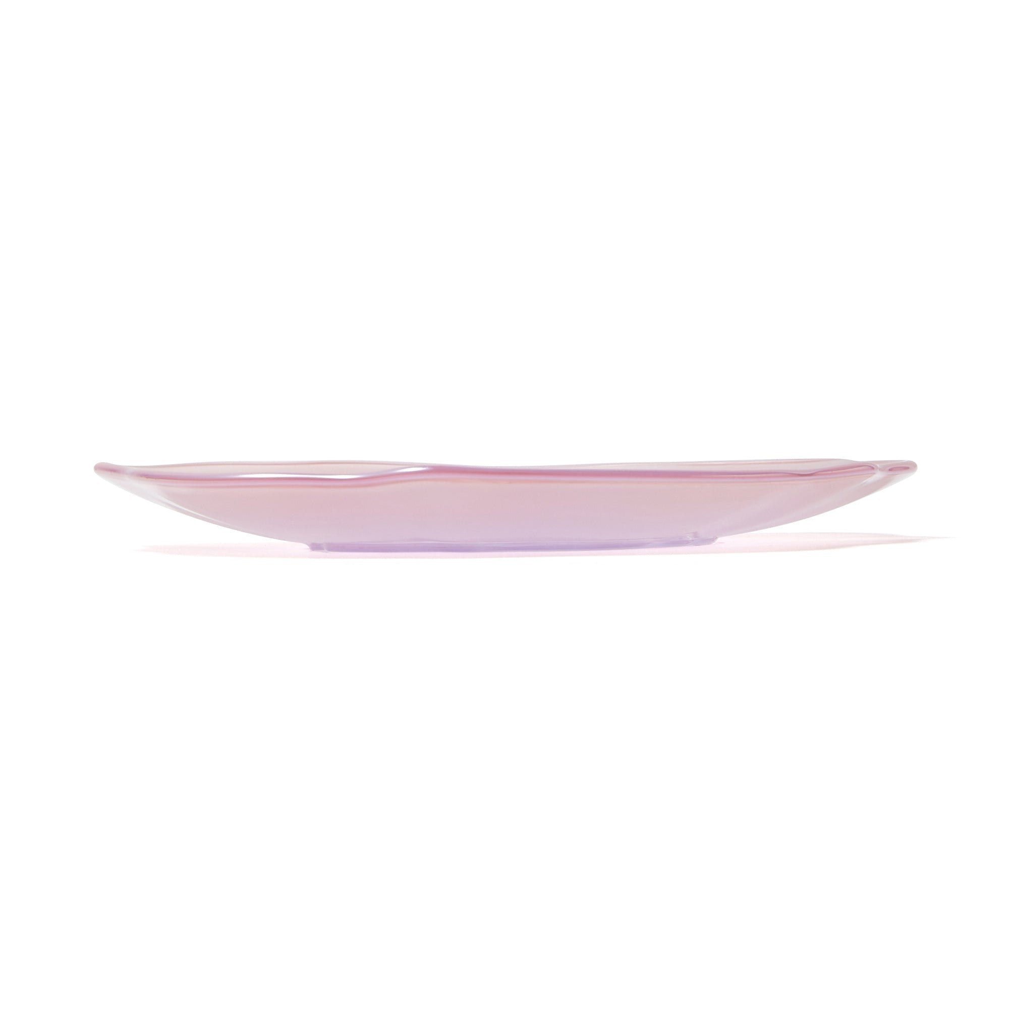 OPAL GLASS PLATE SMALL PINK x PURPLE