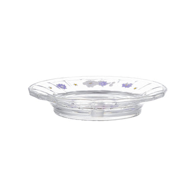 FLOWER FRILL GLASS STAND PURPLE