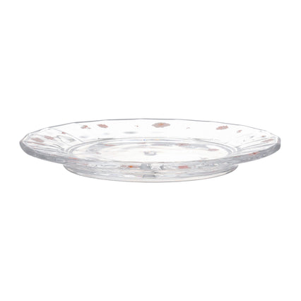 FLOWER FRILL GLASS STAND WHITE