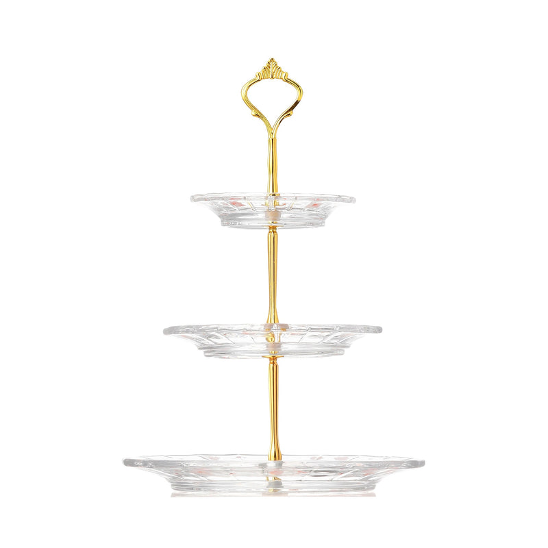 FLOWER FRILL GLASS STAND WHITE