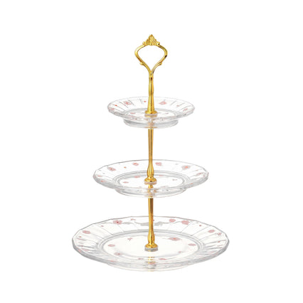 FLOWER FRILL GLASS STAND WHITE