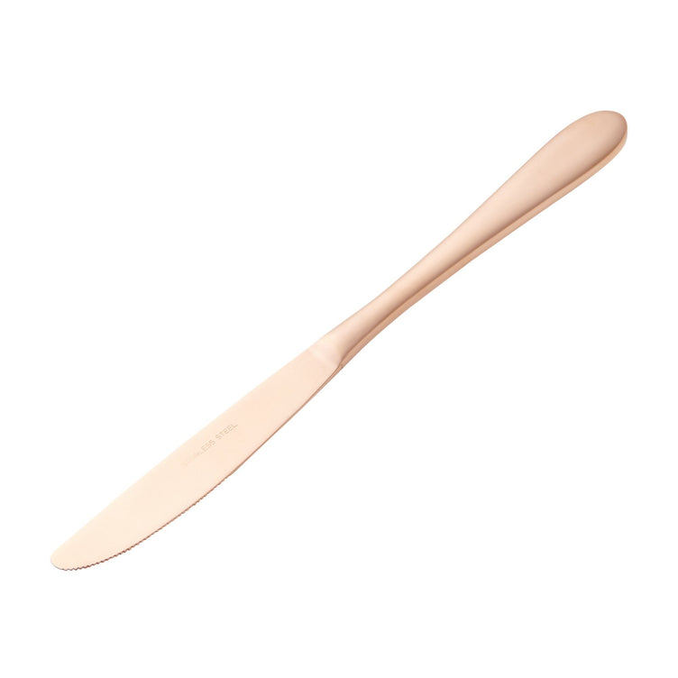 ELEGANTE Dinner Knife PINK GOLD