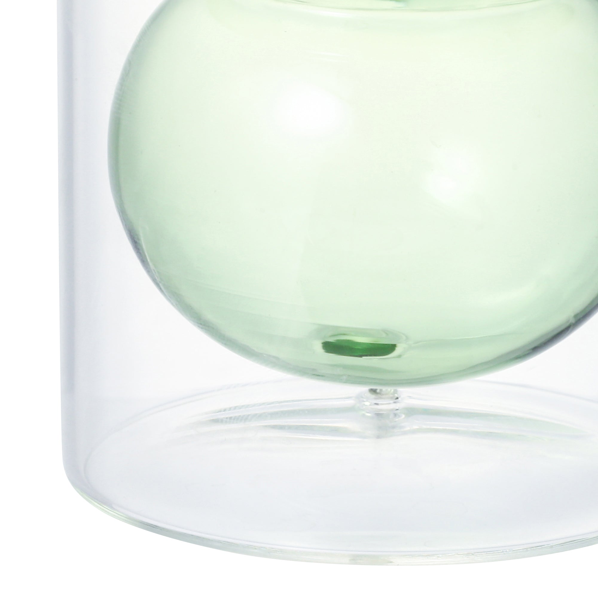BUBBLE DOUBLE WALL GLASS GREEN
