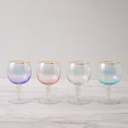 OPAL MOLDED GOBLET MINT