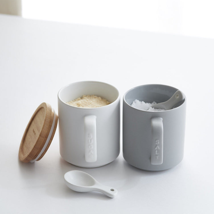 Mug Canister Sugar White