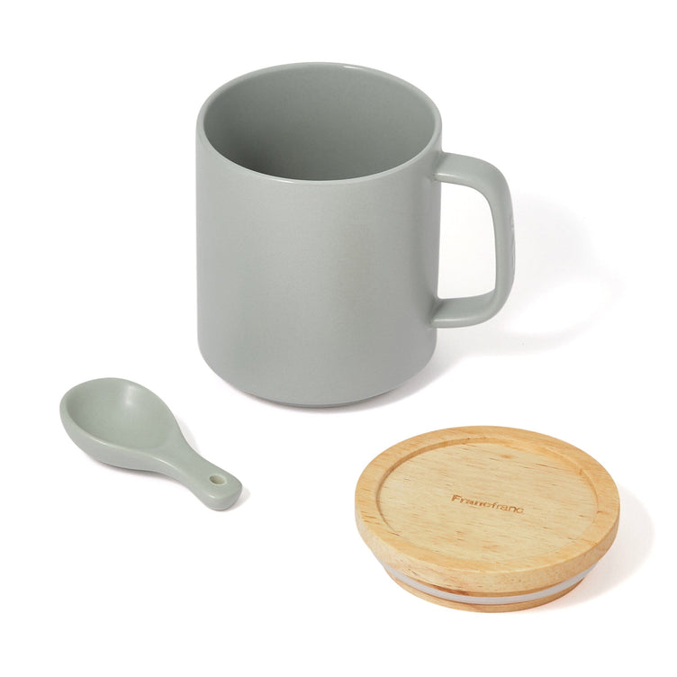 Mug Canister Salt Gray