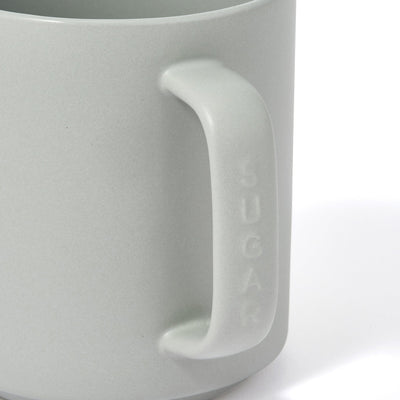 Mug Canister Sugar Gray