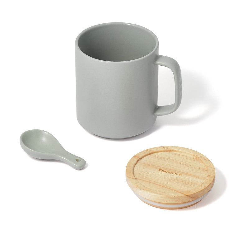 Mug Canister Sugar Gray