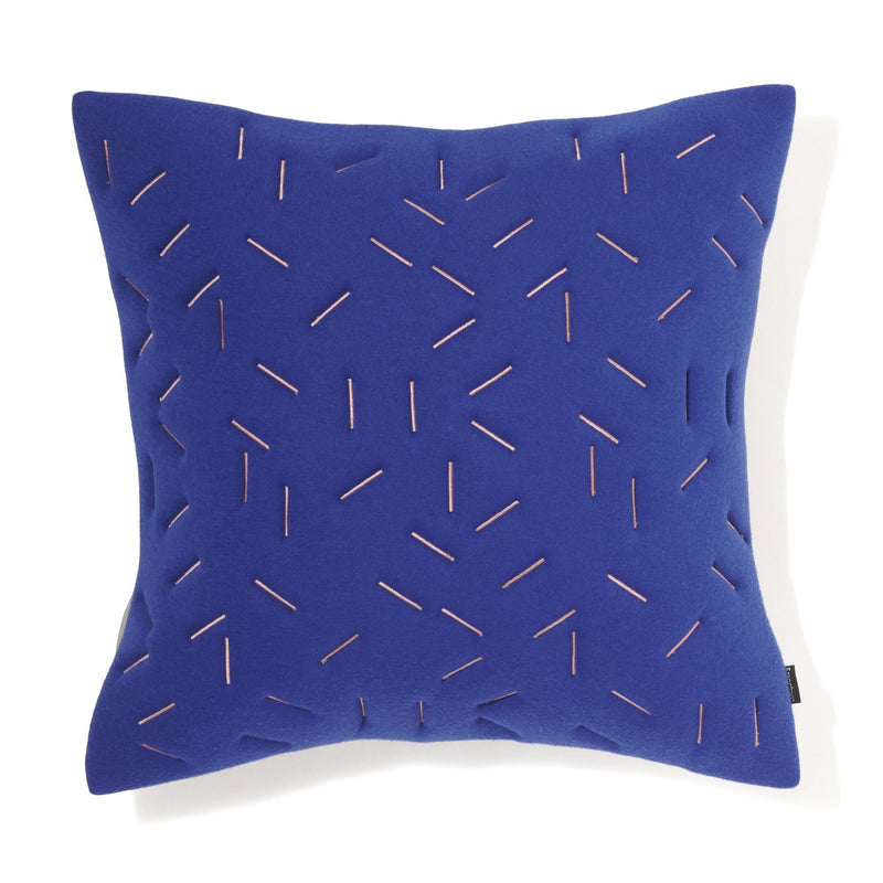 EMB ART AV CUSHION COVER 45 BLUE