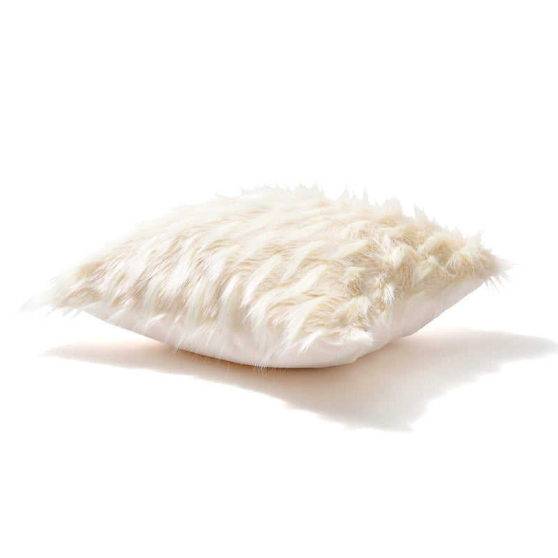 FUR I CUSHION COVER 450 x 450 WHITE