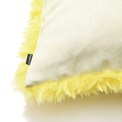 FUR-V CUSHION COVER 450 X 450 LIGHT YELLOW