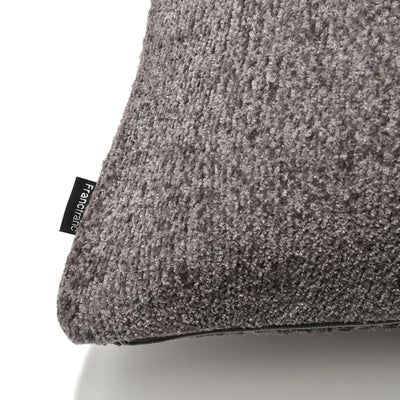 KNIT CHENILLE CUSHION COVER 450 x 450 DARK GRAY