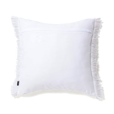 Macrame Cushion Cover 450 X 450 White