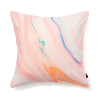 Marble Print Cushion Cover 450 X 450 Pink