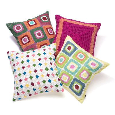 Crochet Block Cushion Cover 450 X 450 Multi