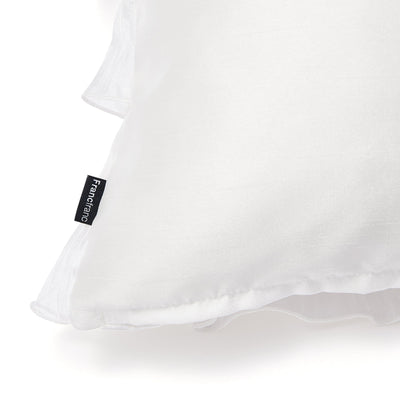 Organdy Frill Cushion Cover 450 X 450 White