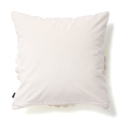 3D Flower Cushion Cover 450 X 450 White