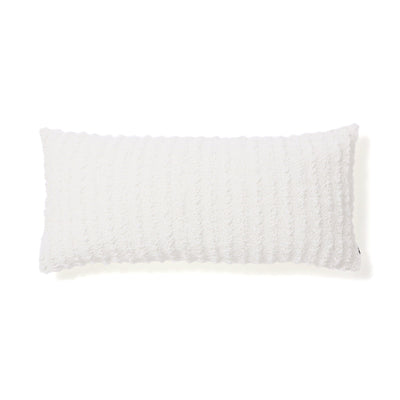 Chiffon Gather Cushion Cover 1000 X 450 White