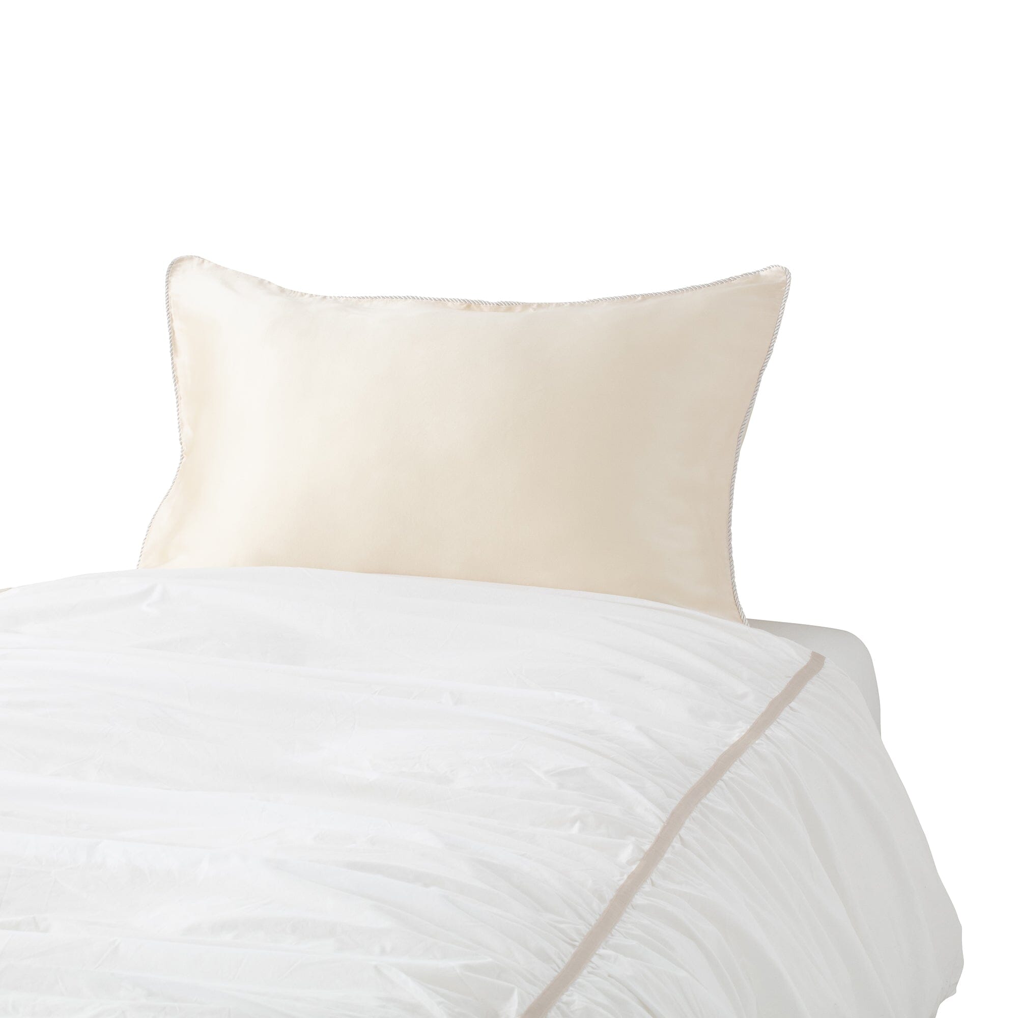 Front Silk Pillow Case 500 X 700  Ivory