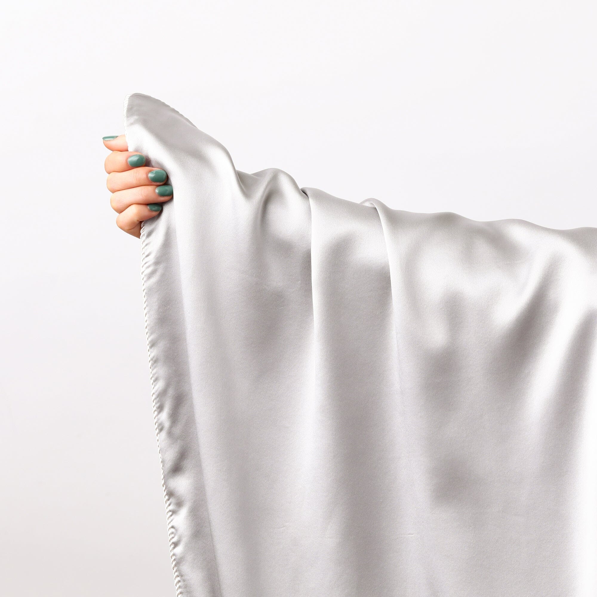 Front Silk Pillow Case 500 X 700 Gray